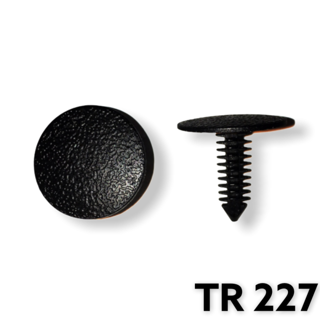 TR227 - 25 or 100 / Trim Pane Ret. (3/16" Hole)(OUTofSTOCK)